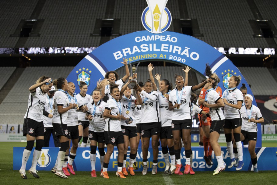 Corinthians atual campeão do Brasileirão Feminino. (Foto: Reprodução/CBF)