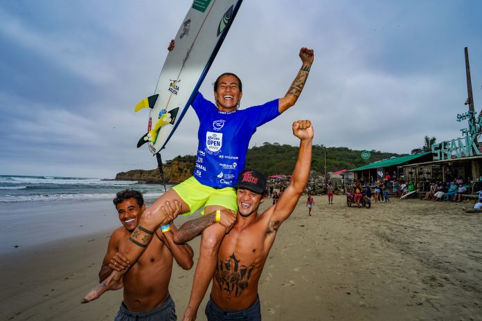No domingo (21), Silvana Lima e Lucca Mesinas vencem Corona Open Salinas Surf City