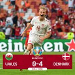 Dinamarca vence País de Gales e classifica na Eurocopa (Foto: Divulgação/Dinamarca)