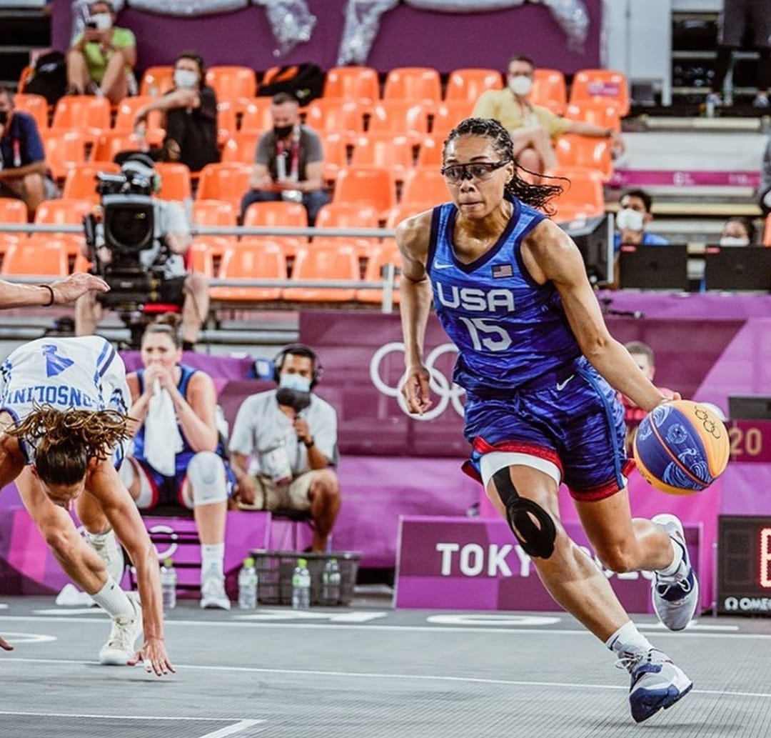 Os EUA dominam o basquete 3x3 feminino nas Olimpíadas