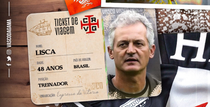 Vasco anuncia Lisca como novo técnico em menos de 24 horas