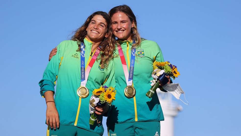 Brasil medalha Vela Martine Grael e Kahena Kunze (Reprodução/Reuters)