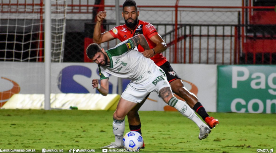 Atlético-GO e América-MG empatam e Coelho segue no Z4