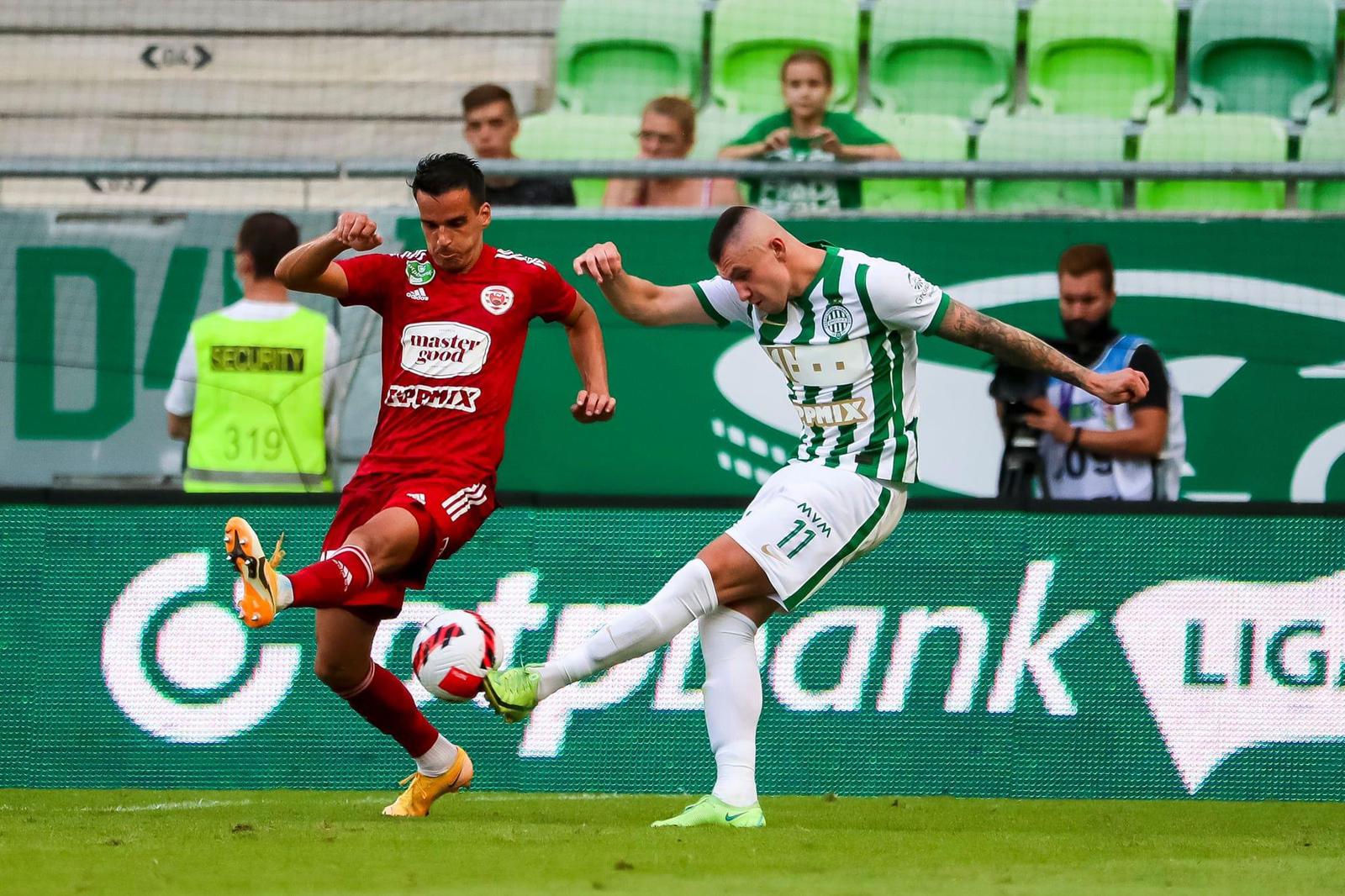 Matheus Leoni comemora golaço e vitória sobre o atual campeão na abertura do Campeonato Húngaro