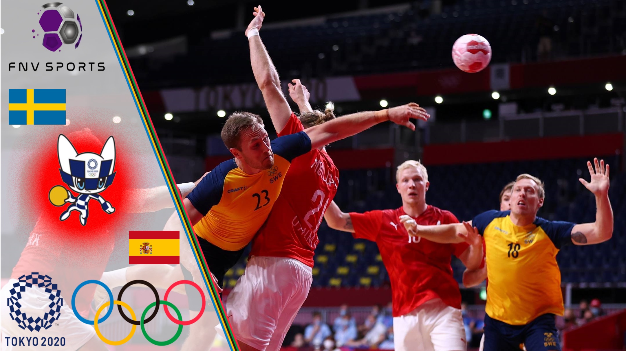 Suécia x Espanha - Prognóstico das Quartas de Final do Handebol Masculino