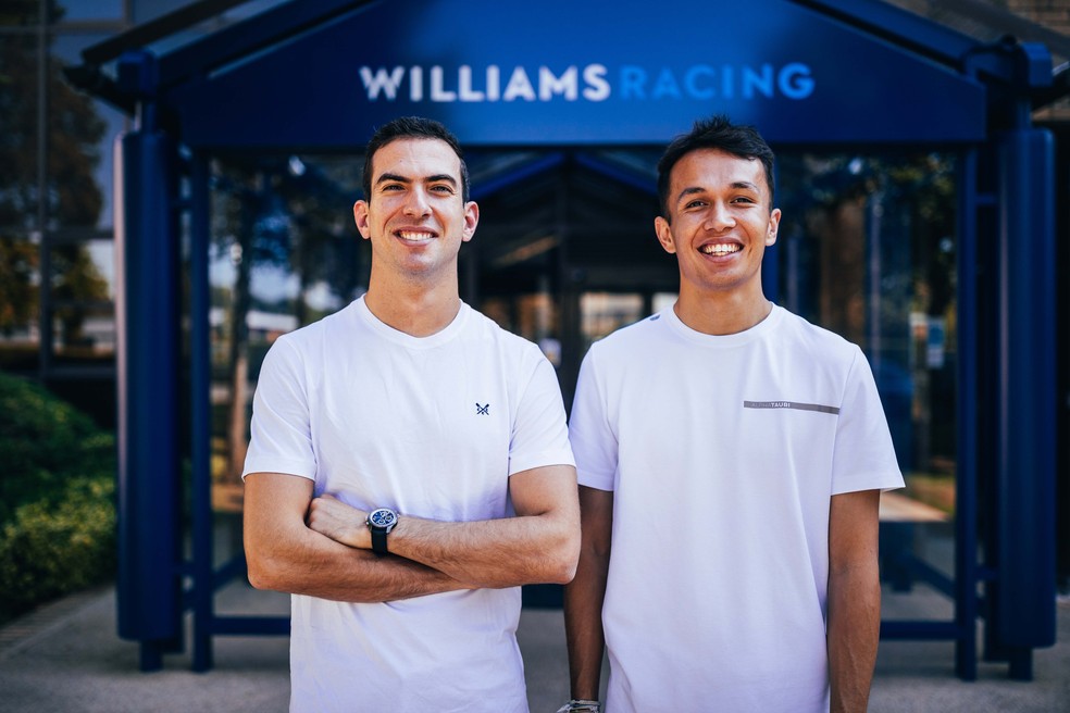 Albon e Latifi são os pilotos da Williams para 2022. Foto: divulgação/Williams