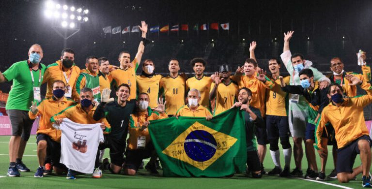 É penta! Futebol de 5 do Brasil vence Argentina em Tóquio