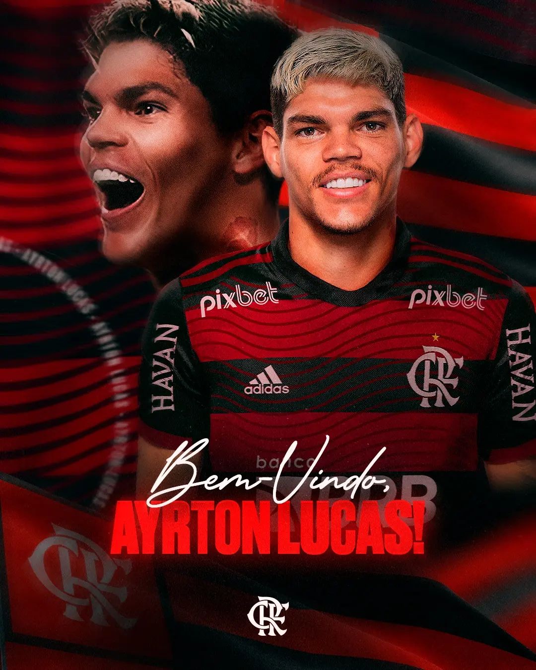 Ayrton Lucas é anunciado no Flamengo: "Hoje realizo um sonho"