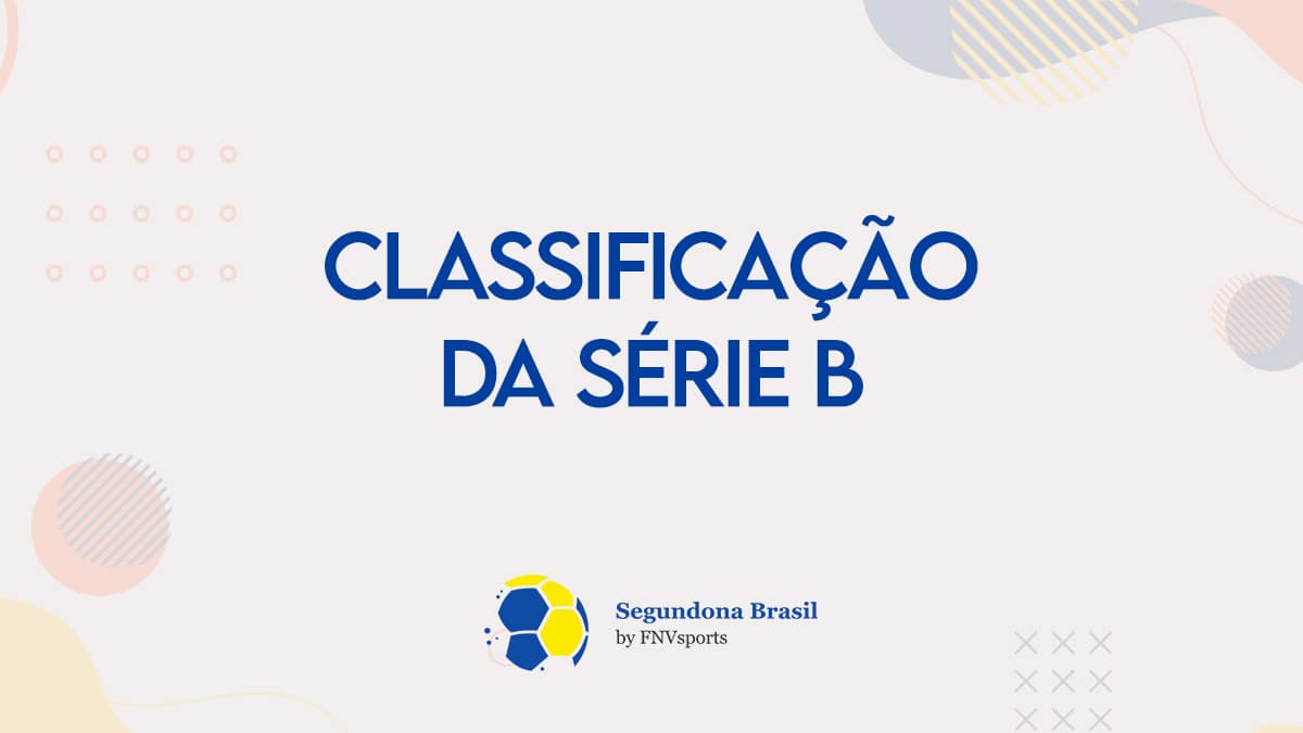 Tabela de classificação da Série B do Brasileirão