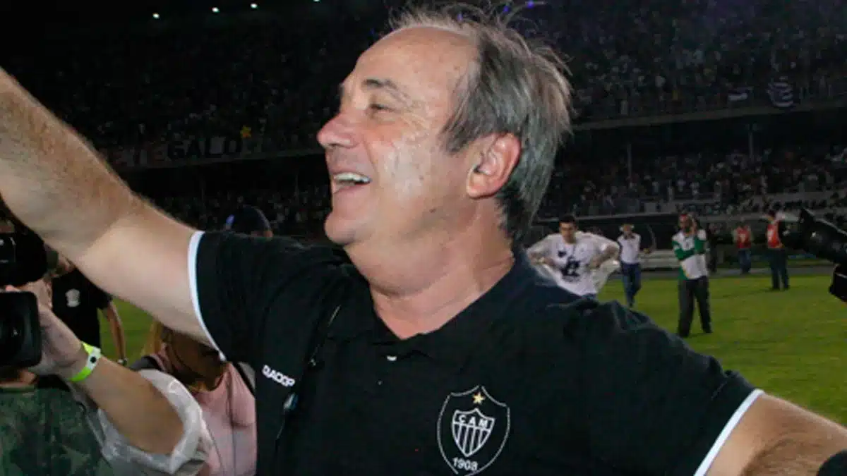 Nome importante na história do Atlético-MG, Levir Culpi foi campeão da segundona em 2006 no Galo. Foto: Reprodução Web